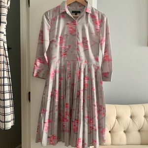 Banana Republic Fit and Flare Pleated Dress